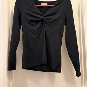 Madewell Black Long Sleeve Top